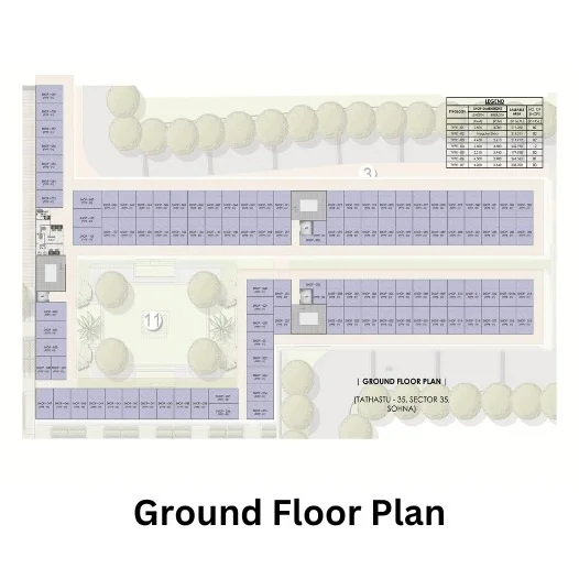 Ganga Realty Swarnim 35 Ground Floor Plan